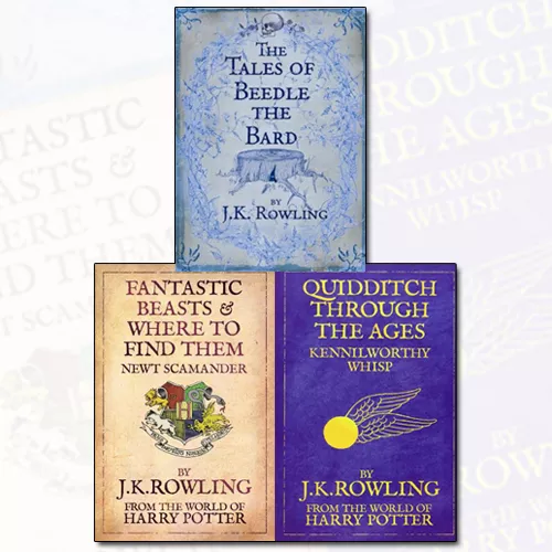 Fantastic beasts Collection By J.K Rowling 2 Books Set Where to Find Them  NEW