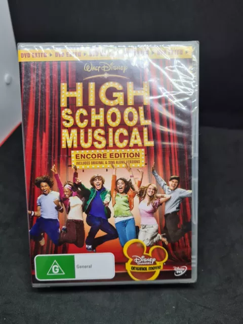 High School Musical Encore Edition Walt Disney PAL DVD Region 4 Zac Efron New