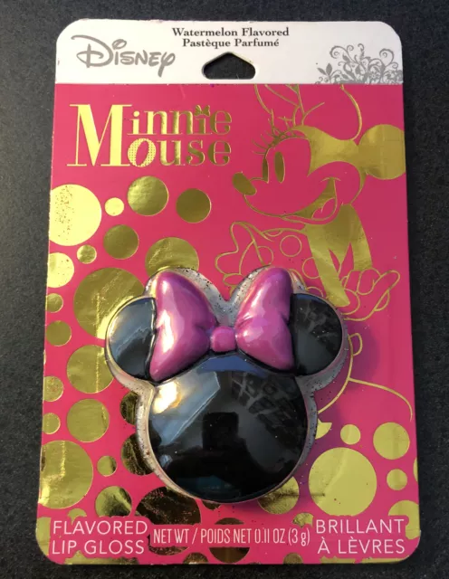 Disney Minnie Mouse Watermelon Flavored Lip Gloss compact NEW(1)