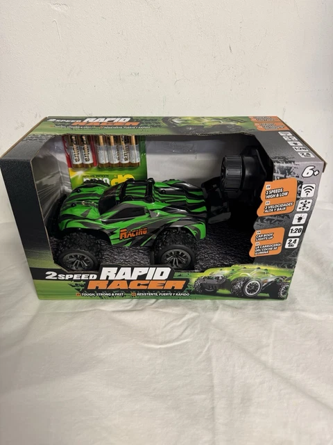 2 SPEED RAPID Racer Remote Control Car In A 1:20 Scale Green Colour ...