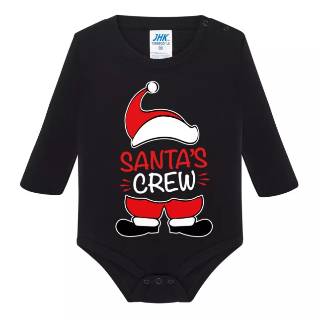 NATALE Body divertente morti natale neonato santa's crew idea regalo bambino