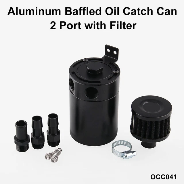 Oil Catch Cans - Aluminum Separator Tank Material - Universal