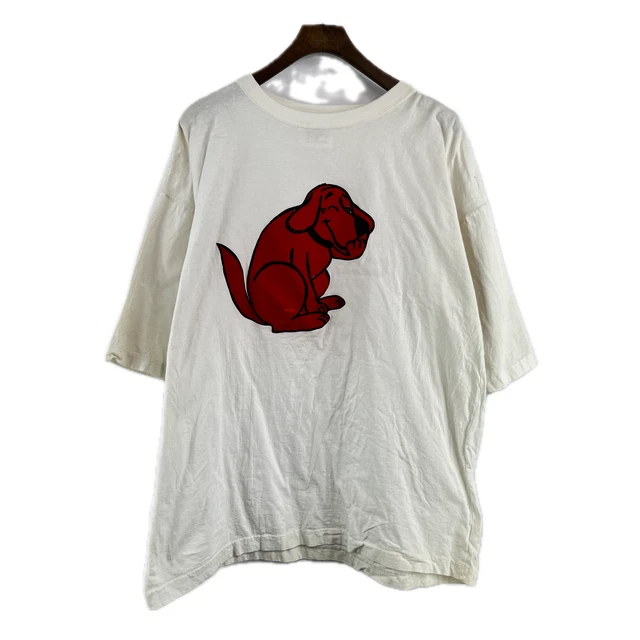 CLIFFORD THE BIG Red Dog Vintage White TShirt Size XL 83.99 PicClick