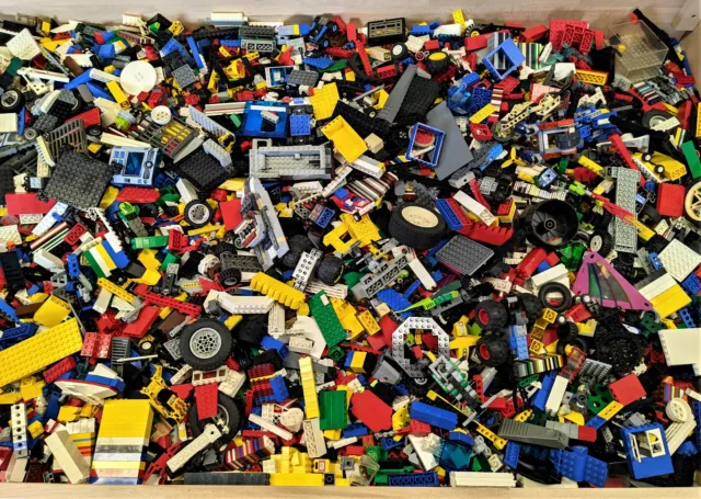 Lego 1 kg Kiloware Mischlego Konvolut Sammlung Steine Platten Sondersteine TOP .