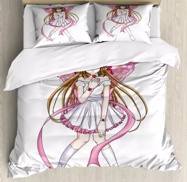 Anime Housse de Couette Cartoon Pixie Fée Ange
