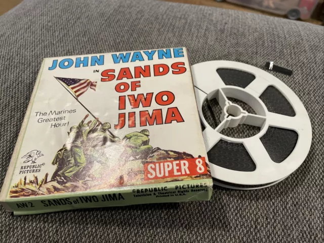 Cine Film 8mm Home Movie...John Wayne 'The Sands Of Iwo Jima Super 8 Reel