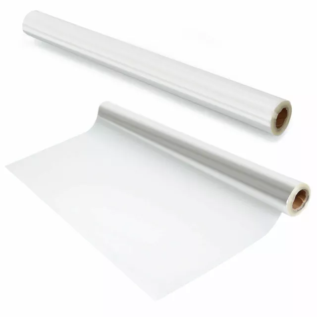 80cm Wide Clear Cellophane Roll Florist Craft Film Wrap Gift Hamper Christmas