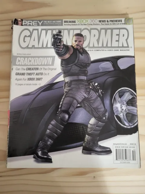 Game Informer Magazine October 2005 CRACKDOWN Issue #150