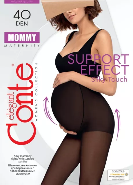 Conte TIGHTS MOMMY 40 DEN - Silky Touch Support panties Maternity PANTYHOSE