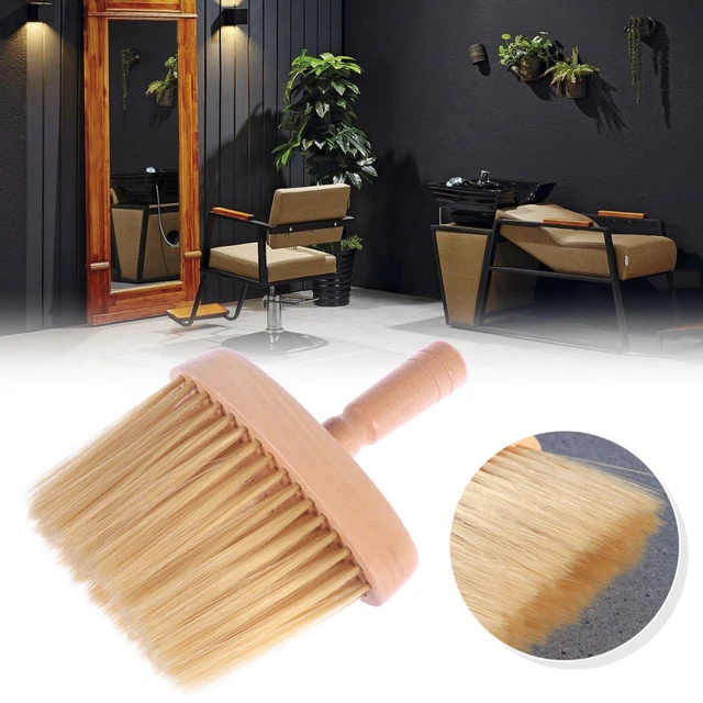 Cepillos de madera para limpiar hojas de polvo para cortar cabello