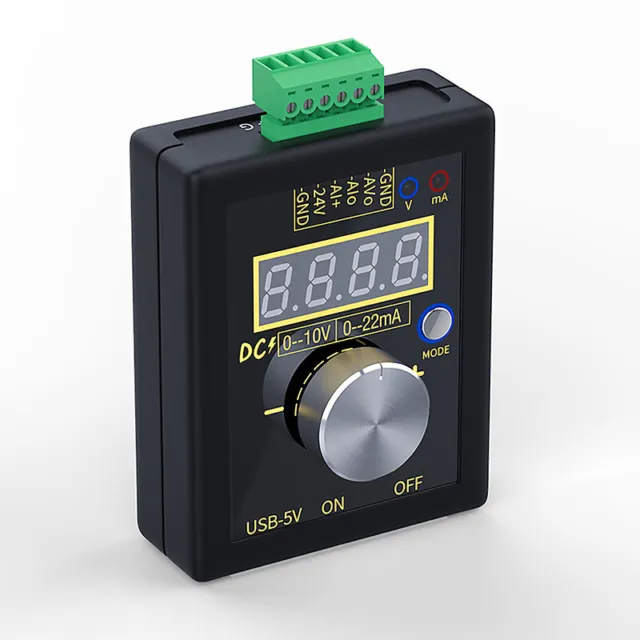 Signal Generator 0-10V 0-22ma Analog Voltage Current Simulator Adjustable