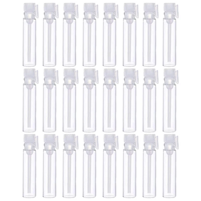 100 piezas botellas de vidrio en aerosol botella de vidrio esencial mini terrario niebla fina
