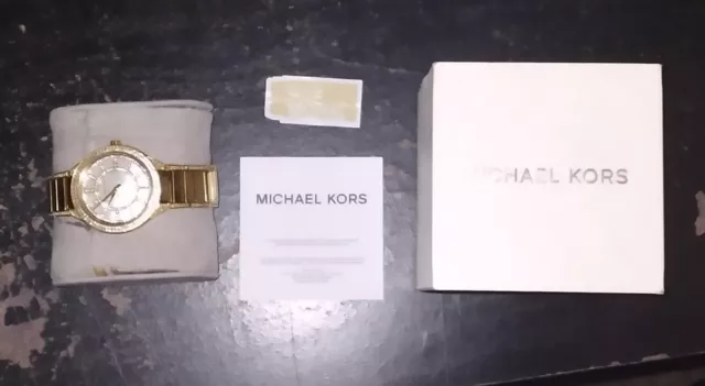 Michael Kors Women's Gold-Tone Kerry Watch MK3312 (READ DESC!)