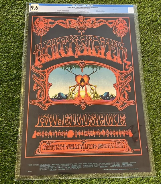 Kaleidoscope Quicksilver Messenger Service Concert Poster 2nd CGC Graded 9.6