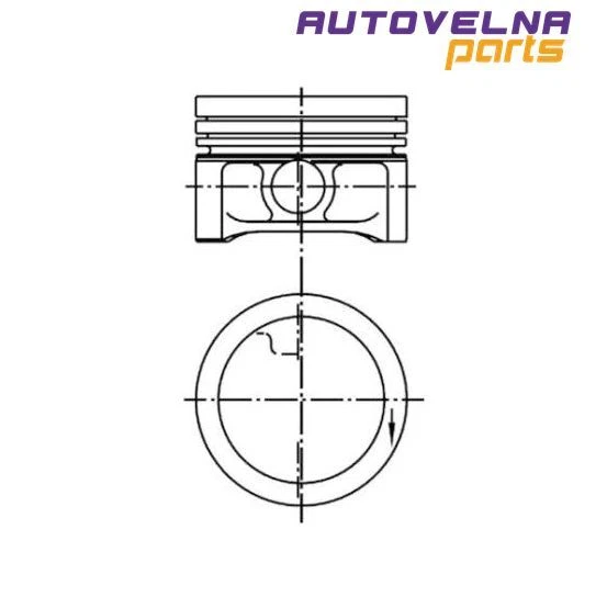 Pistone Kolbenschmidt 99455620 Nuovo