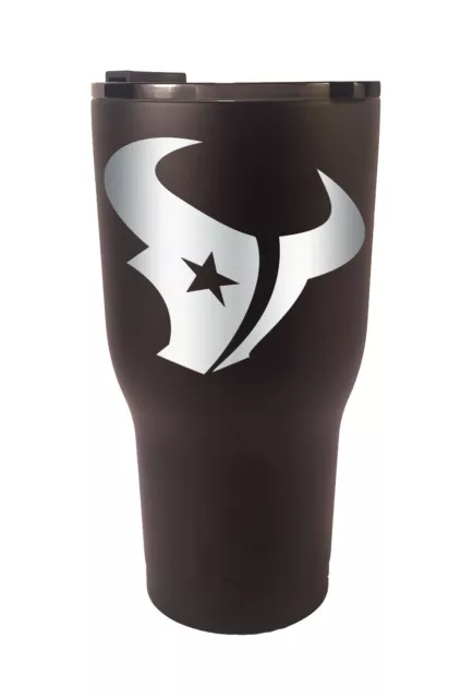 Houston Texans RTIC Laser Engraved 20 or 30 oz. Stainless Steel Tumbler