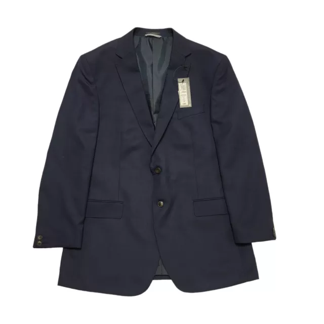 Giacca tuta blu navy Marks & Spencer UK da uomo taglia XL 44" nuova con etichette CC280