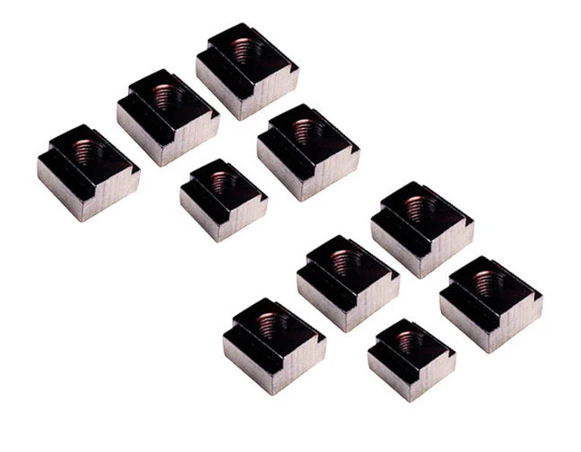 Lot Of 10 Black Oxide Finish Tee Nut M14 To Suit 16 Mm Slot