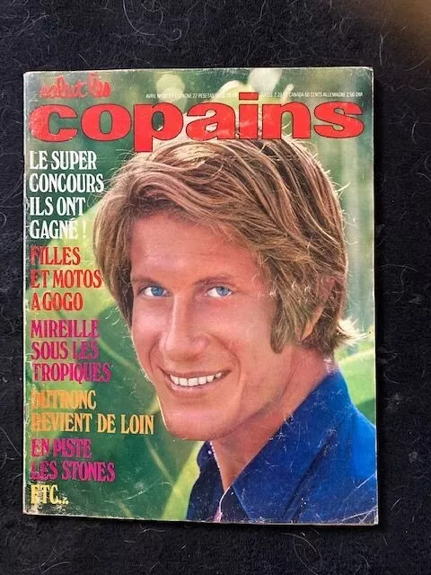 Salut Les Copains N°80/Avril 1969/Dutronc/Hardy/Sheila/Rolling Stones/Motos