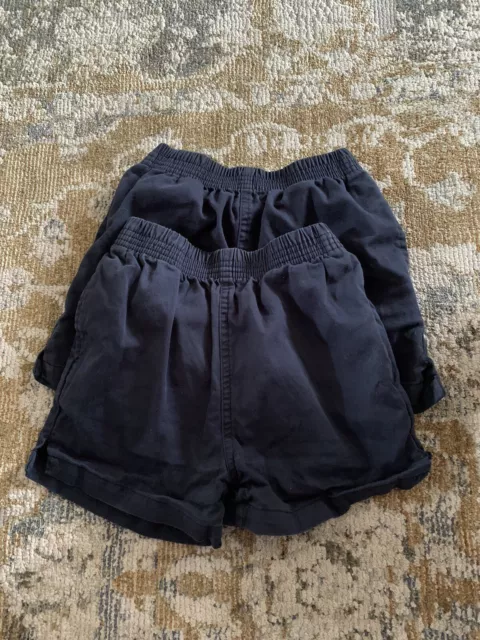 Navy School Shorts Age 8 (2 Pairs)