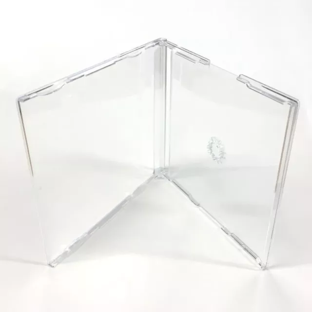 10 x Maxi Single CD Clear 6mm Spine Holds for 1 Disc Replacement Jewel Cases