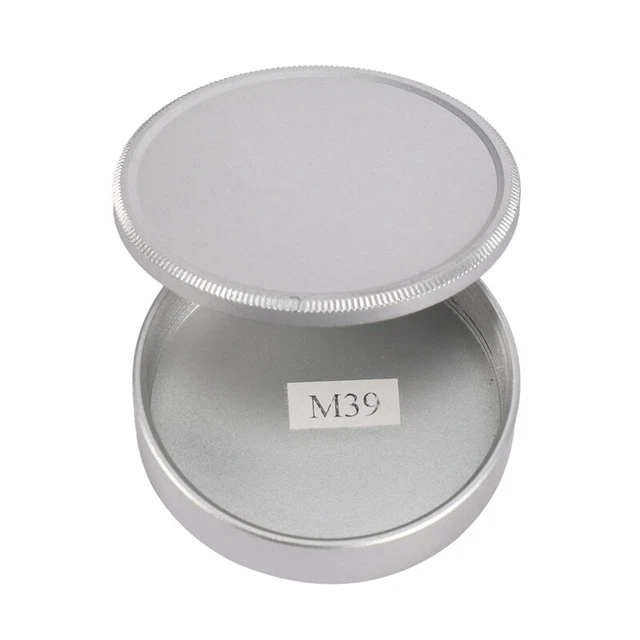 Tappo metallo e coperchio obiettivo per vite M39 Ltm Mcm39S (Si