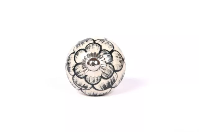 Floral Céramique Boutons Poignée Porte Placard Cuisine Armoire Tiroir 2