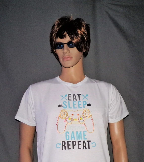 Eat sleep Game, Novelty, T-shirt, uni-sex, Perfect gift for Christmas, Birthdays