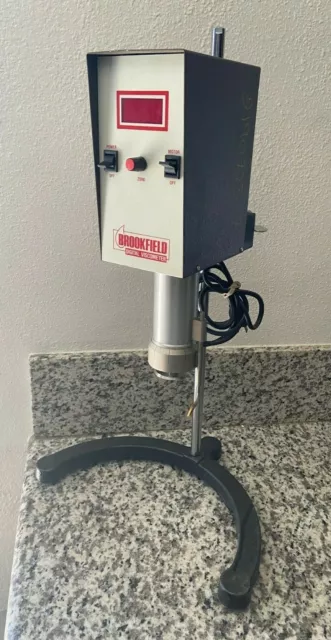 Brookfield DV-I  Digital Viscometer Model LVTDCP w/ Stand and CP-42 Cone Spindle