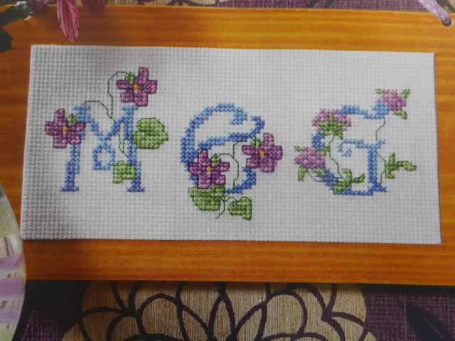 Floral Alphabet. Very Pretty Cross Stitch Charts. Selling For Charity 🎁