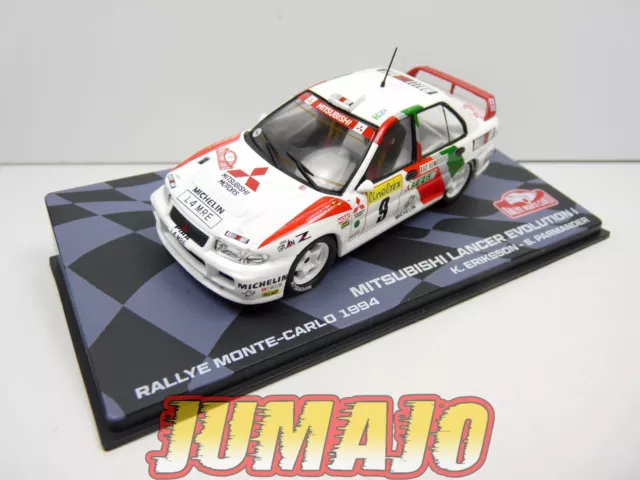 RMIT46 1/43 IXO Rallye Monte Carlo : MITSUBISHI Lancer Evolution I 1994 Eriksson