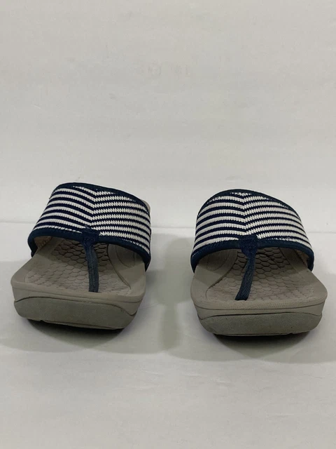 BARETRAPS SANDALS DASIE Size 8 Navy White NEW Bare Traps Shoes Women s 29.99 PicClick