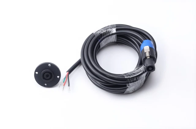 Cavo Speakeron 25ft (7,6m) 4 Fili Per Cassa, Medi E Tweeter - Con Presa A Twist - 14 AWG - Foto 2
