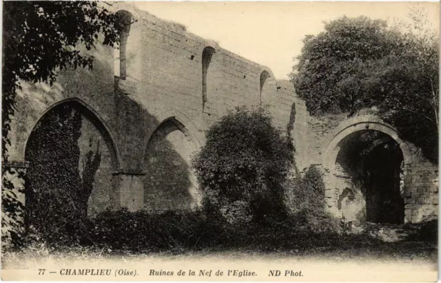 CPA Champlieu- Ruines de la Nef de l'Eglise FRANCE (1020833)
