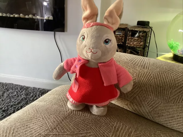 PETER RABBIT CBEEBIES Talking Hopping jumping bouncing soft plush