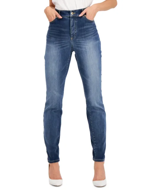 MSRP $80 Inc International Concepts High Rise Super-Skinny Jeans Blue Size 18