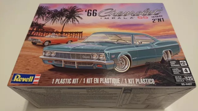 Revell 1966 Chevrolet Impala Ss 2In1 - 1/25 Massstab Modellsatz Sammlung Set