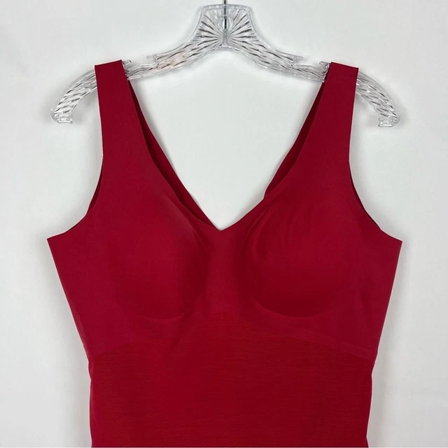 HONEYLOVE WOMEN’S LIFTWEAR cami size 2X shapewear wide straps red £81.