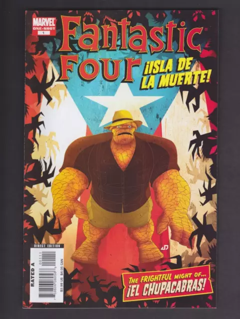 FANTASTIC FOUR ISLA DE LA MUERTE #1 2008 Marvel Juan Doe Art 1ST Issue THE THING