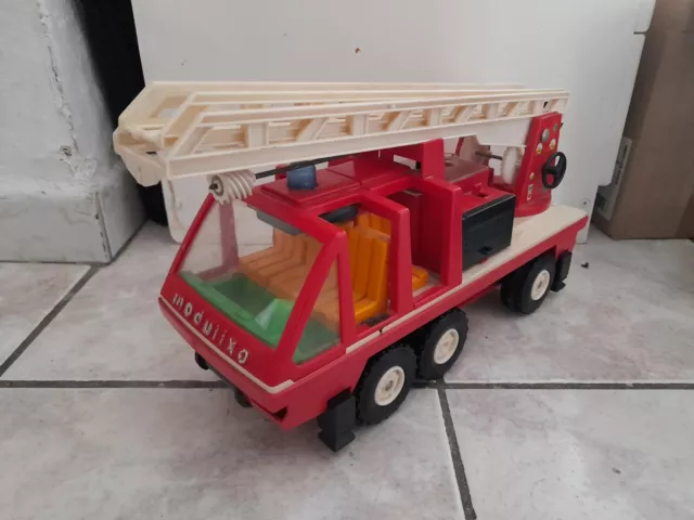 Vintage 80's : camion de pompiers MODULIXO