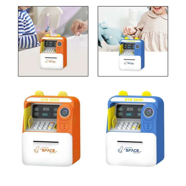 Kids Piggy Bank Digital Password Mini ATM Machine for Birthday Kids Children