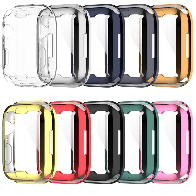 Apple Watch Schutzhülle Serie1 2 3 4 5 6 7 8 Ultra Silikon Hülle Displayschutz 7