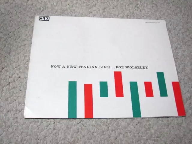 1959 Wolseley 15/60 (Uk) Sales Brochure