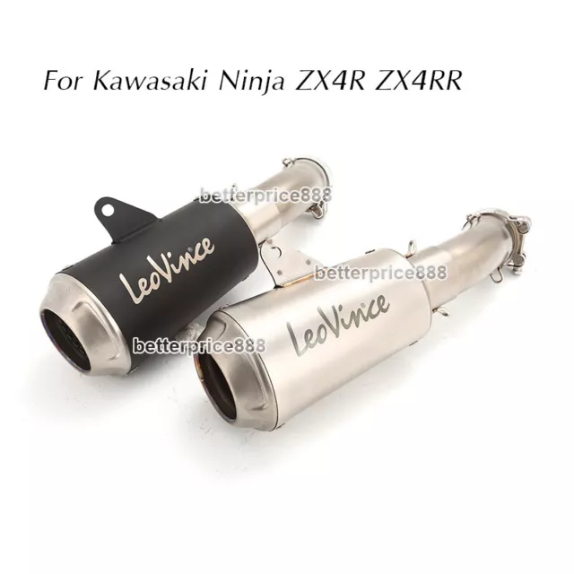 FOR KAWASAKI NINJA ZX4R ZX4RR 20432024 Slip Exhaust Pipe Muffler Tips
