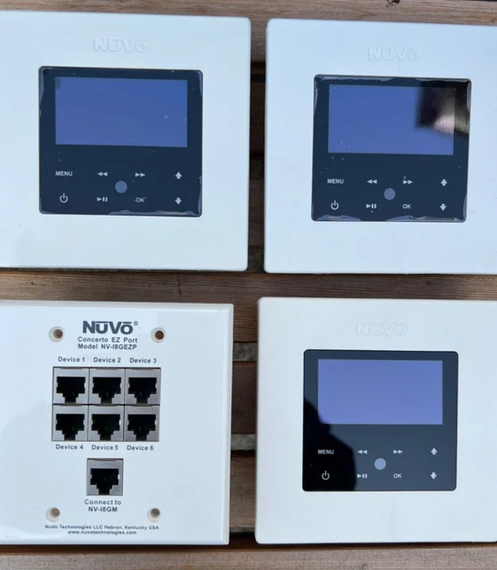 NUVO SOUND SYSTEM includes Concerto, Power Amp, Music Port, plus