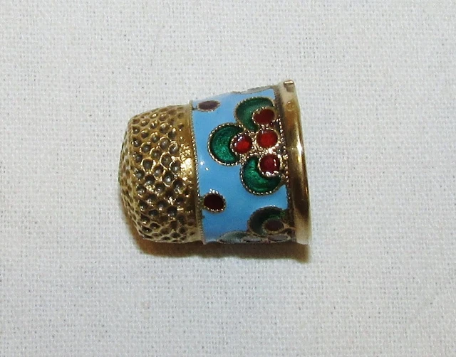 Lot De 3 Paires De Boucles D'oreilles Anciennes En émail - Fermoir Clip - Occasion - Style Vintage/antique - Bijou Fantaisie