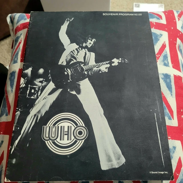 1971 The Who Who's Next Us Concert Tour Official Program Keith Moon Nm Rare 1971 The Who Who's Next Us Concert Tour Official Program Keith Moon Nm Rare