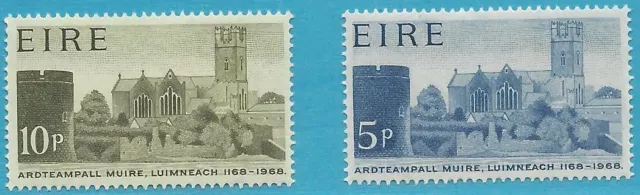 Irland aus 1968 ** postfrisch MiNr. 204-205 - Kirche St. Marys!