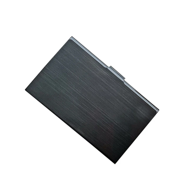 Porta Biglietti Da Visita In Acciaio Inossidabile - Design Slim, Per Carte Di Credito, ID E Regalo - Foto 5