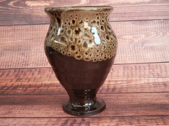 Unknown Studio Pottery? Fosters Pottery Style Vase Terracotta Vintage 70s